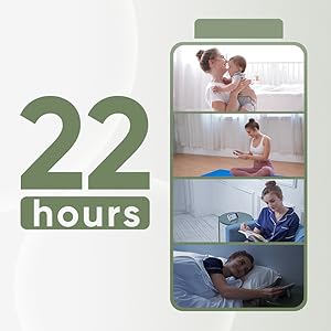 New 5 inch Video Baby Monitor with Camera and Audio, 4X Zoom, 22Hrs Battery, 1000ft Range 2-Way Audio Temperature Sensor Lullaby-Regal Baby