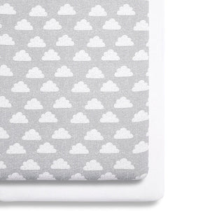 Snuz Twin Pack Sheets - Crib Cloud-Regal Baby