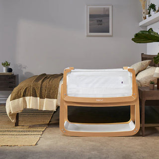 SnuzPod4 Bedside Crib Natural-Regal Baby