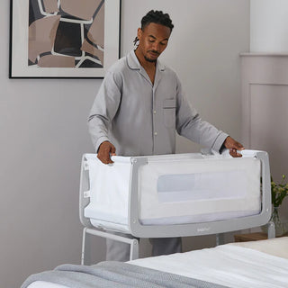 SnuzPod4 Bedside Crib Dove Grey-Regal Baby